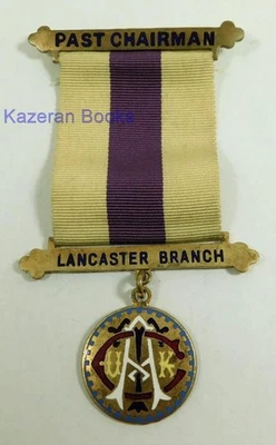 UKCTA Commercial Travellers Association Enamel Past President Jewel Medal c1950 - Image 1 of 4