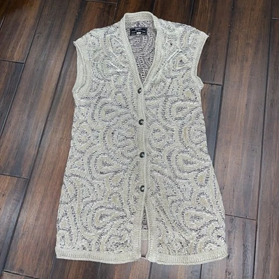 Vintage Coogi Australia Sweater Vest Knit Mens M Grandpa Cardigan Cosby 90s - Image 1 of 4