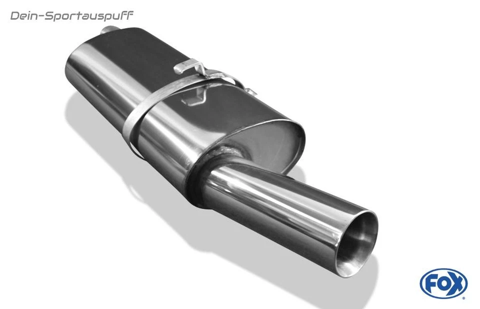 FOX Escape Deportivo Acero Inox. Opel Vectra A Cc Hatchback 1x80mm Doble Recto - Imagen 1 de 1