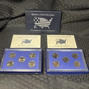 2006 AND 2008 Quarters of The 50 States - Uncirculated Set with COA and Box - Picture 1 of 5