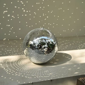 16" Mirror Glass Ball Disco Dance Club Party KTV Stage Halloween Bands Club - Picture 1 of 9
