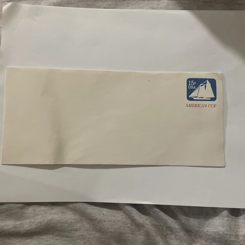 1980 15 Cent Americas Cup Postal Envelope  - Image 1 of 1