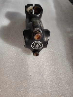 Bontrager Aluminium 15° x 75mm x 28.6 head Threadless Black Stem for 25.4mm bars - Image 1 of 4
