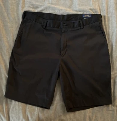 Pantalones Cortos Polo Ralph Lauren Performance Negros Golf Senderismo Aire Libre Para Hombre 38 Entrepierna 9 Foto 1 de 4