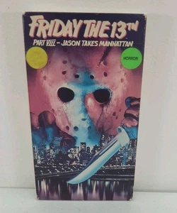 Friday the 13th Part 8 - Jason Takes Manhattan VHS, 1989 Tested - Picture 1 of 18