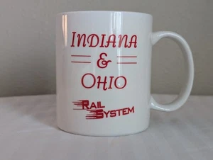 Indiana & Ohio Rail System Coffee Mug Cup Customer Appreciation Train 1998 - Picture 1 of 6