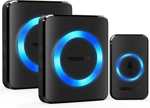 Campanelli Wireless,  Campanello Senza Fili Portatile Wireless Doorbell, 60 Suon - Foto 1 di 12