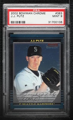 2002 Bowman Chrome JJ Putz #383 PSA 9 MINT Rookie RC - Image 1 of 2