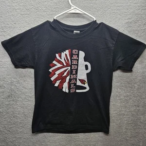 Gildan Dryblend Girls Sz M Cadinals Print T-Shirt Gray - Picture 1 of 7