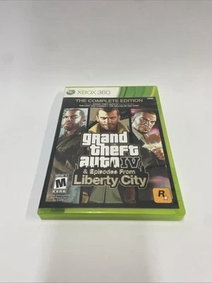 Grand Theft Auto IV Microsoft XBOX 360 With Liberty City Map CIB Excellent - Image 1 of 4