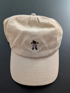 Grizzly Griptape Skater Bear Logo Baseball Cap Dad Hat OSFM Tan - Picture 1 of 8