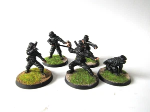 A3 SAMURAI / NINJA - WELL PAINTED METAL MODELS X 5 40MM - Picture 1 of 3