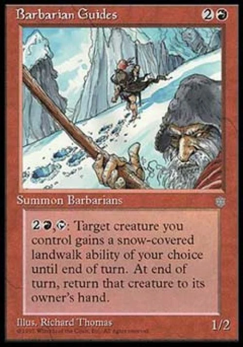 Barbarian Guides - Light Play MTG Ice Age - Image 1 of 1