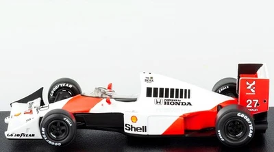 McLaren MP4/5B Ayrton Senna 1990 #27 Scala 1:43 Modellino F 1 World Champion - Immagine 1 di 4