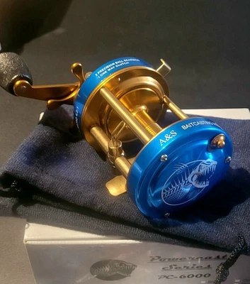 Carretes de precisión A&S PC - 6000 todos los engranajes de latón, garantía de por vida y envío gratuito Foto 1 de 4