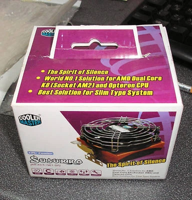 Cooler Master Susurro RR-KCT-T9E1 CPU Cooler for AMD 754/939/940/AM2 - NEW! - Image 1 of 2
