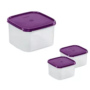 Tupperware Modular Mates Square 2,5L Contenitore Finestra Trasparente Impilabile Ermetico - Foto 1 di 9