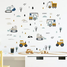 Wall Stickers Kids Room Cars Elements Baby Teen Room Vynil Decals Cargo Truck