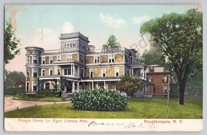 Pringle Home for Aged Literary Men, Poughkeepsie NY PolyChrome publicado en 1908 - Imagen 1 de 2