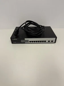 Luxul 10-portowy/8 POE+ Gigabitowy przełącznik zarządzalny XMS-1010P — przetestowany/działający - Zdjęcie 1 z 16