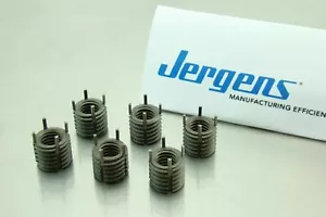 (6) Jergens 3/8"-16 Keylocking Gewindeeinsatz Industrial Style Kohlenstoffstahl 2590 - Bild 1 von 5