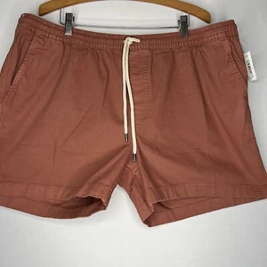 Goodthreads Men Shorts Slim Fit Pull On Comfort Size XXLarge Clay NEW - Picture 1 of 5