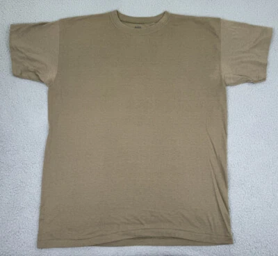 Camisa Duke Athletic Products Para Hombre Grande Beige Blanco Puntada Única EE. UU. Foto 1 de 4