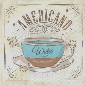 4 x Single Paper Napkins Cup Coffee  Decoupage Crafting Table 45 - Picture 1 of 2