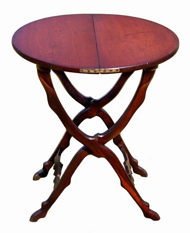 Victorian Folding Table, Rare Form, Circa 1875 Cover