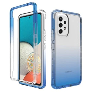 For Samsung Galaxy A53 A33 A73 A23 A13 5G 4G Gradient Clear Back Case Cover - Picture 1 of 14
