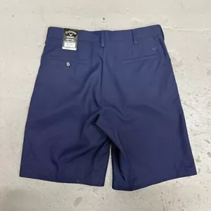 Callaway Men's Moisture Management Comfort Performance Blue Golf Shorts NWT - Picture 1 of 6