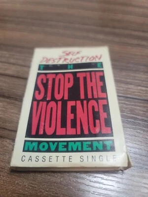 The Stop The Violence Movement "Self-Destruction" (Single) Conscious Hip-Hop Rap - Image 1 of 4