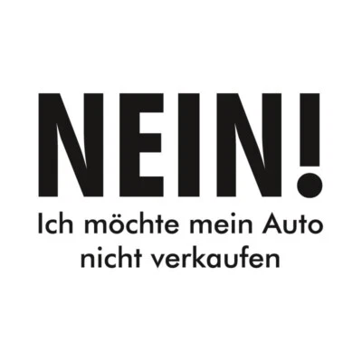SPAß KOSTET wetterfester Aufkleber NEIN, ich möchte mein Auto nicht verkaufen 8cm tuning car