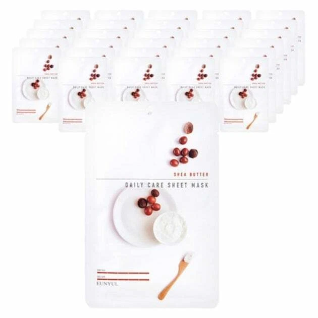 Eunyul Shea Butter Daily Care Sheet Mask 22ml*30ea - FREE SHIPPING - Image 1 of 1