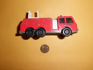 Vintage rotes Tonka 1992 4" Zoll Feuerwehrauto ohne ausziehbare Leiter - Bild 1 von 3