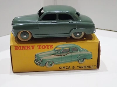 DINKY TOYS 24 U SIMCA 9 ARONDE CONDIZIONI PARI AL NUOVO SCATOLA ORIGINALE - Immagine 1 di 4