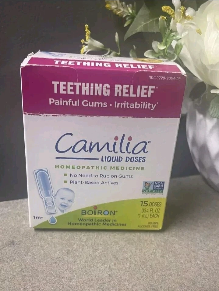 Boiron Camilia Teething Drops for Daytime and Nighttime Relief of Painful Gums - Image 1 of 1