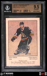 POP 1 Jason Spezza RC BGS 9.5: 2002-03 Parkhurst Retro NHL AS FANtasy Gisto /10 - Picture 1 of 3