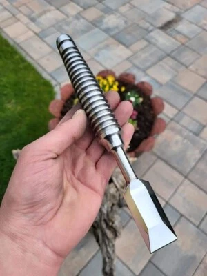 12 Inch custom made Chisel With Sheath - Image 1 of 2