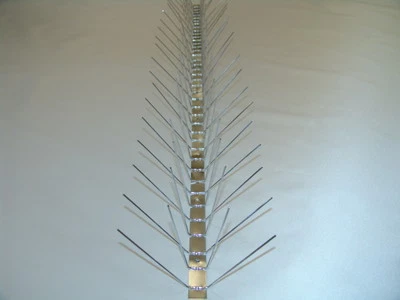 Taubenabwehr 4 reihiges Schutzgitter aus V2A Edelstahl Taubenspikes Taubenschutz