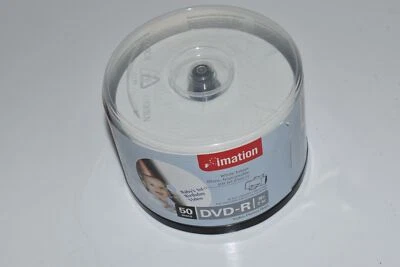 ^^ Imation Dvd-R Weiß Tintenstrahl 43 Discs (SSE45) - Bild 1 von 2