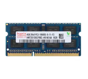 For Hynix 4GB RAM 4GB 2RX8 DDR3 1333MHz PC3-10600S 204PIN SODIMM Laptop Memory - Picture 1 of 7