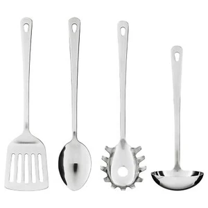 IKEA GRUNKA Set 4 utensili da cucina utensili essenziali in acciaio inox - Foto 1 di 6
