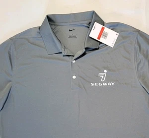 Men’s Nike Golf Polo Tee Segway Embroidered Gray Size Large New With Tags! C1-5 - Bild 1 von 9