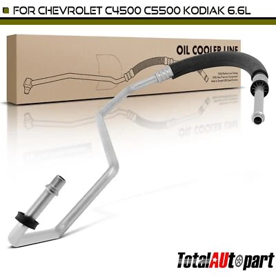 Transmission Oil Cooler Assembly Line for Chevrolet C4500 C5500 Kodiak 2003-2007 - Image 1 of 4