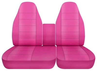 Truck seat covers Fits 1997-2003 Ford F150 40-60 Hi Back Seats w Console Cotton - Image 1 of 4