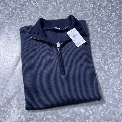 Cutter and Buck Sweater 1xB  Mens Blue Merino Wool Blend New - Image 1 of 4