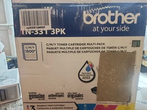 Brother TN3313PK Tonerkassette Cyan Magenta Gelb TN3313PK blau offen. - Bild 1 von 4