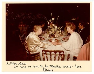 NANCY REAGAN signed 1983 OFFICIAL WHITE HOUSE photo to actress LILLIAN GISH PSA - Picture 1 of 3