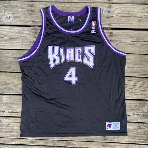 Vintage Chris Webber Champion Sacramento Kings Basketball Jersey- Size 52 XXL Cover